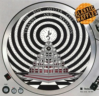 PLASTIC WAFFLES Blue Oyster Cult #2 Slipmat Turntable 12 Record Player DJ Audiophile Occult Rock