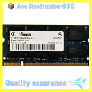 Infineon HYS64D128021EBDL-6-C 1GB SO-DIMM PC-2700 333 MHz DDR SDRAM Memory - Picture 1 of 6