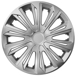 4x14" Tapacubos Tapacubos Citroen C Plata 14" - Imagen 1 de 3