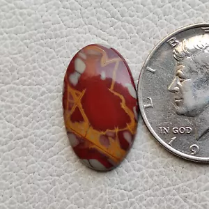 Natural red grey yellow noreena jasper cabochon jasper polished gemstone R13309 - Picture 1 of 5