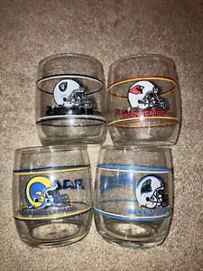 Lot Of Vtg NFL Teams Drinking Glasses - Picture 1 of 8