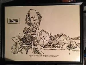 Vintage Canadian editorial cartoon 1970's signed Edward Franklin 1921-2006 - Bild 1 von 10