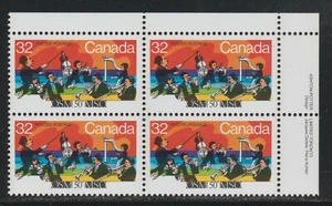 1984 Canada SC# 1010 UR - Montreal Symphony - Plate Block M-NH Lot # 1687b - Picture 1 of 1