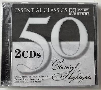 50 Classical Highlights [Audio CD] Essential Classics - 2+ Hours - 0777966309927 - Image 1 of 4