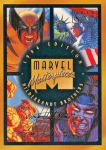 MARVEL MASTERPIECES 1994 LÁMINA DE ORO TARJETAS DE FIRMA 1 A 140 ELIGE - Imagen 1 de 118