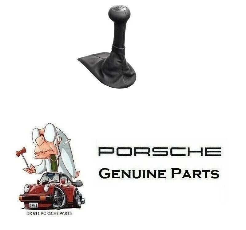 GENUINA Porsche Boxster 5 velocidades perilla de cambio negro satinado 946442407506EAN Foto 1 de 1