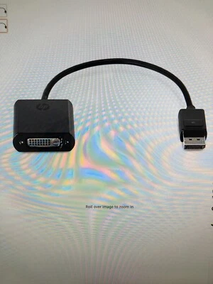 Lot of 5 NEW Original HP Display Port to DVI SL Adapter 752660-001  - Image 1 of 4