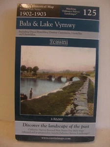 Cassini Historical Map - Revised New Series - 125 - Bala & Lake Vyrnwy - Picture 1 of 1