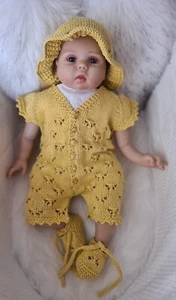 Hand Knitted Baby Sets/Reborn Doll - Picture 1 of 8