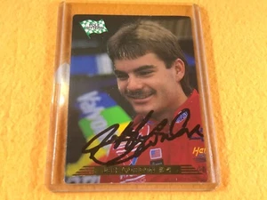 Tarjeta coleccionable NASCAR Z2-81 JEFF GORDON AUTOGRAFIADA - 1993 LBC SPORTS - Imagen 1 de 2