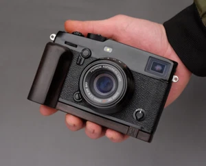Handmade Wooden Wood Ebony and walnut Hand Grip for Fujifilm Fuji X-PRO3 Xpro3 - Picture 1 of 14
