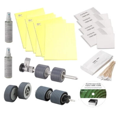 Genuine Fujitsu ScanAid Maintenance Kit For fi-6800 fi-6400 CG01000-530801 - Image 1 of 2