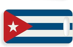 Cuba Flag Luggage Tag - Picture 1 of 4