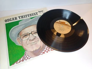 OSCAR THIFFAULT B-29709 BONANZA VINTAGE VINYL DISC FOLKLORE VOCAL AUDIO RECORD - Picture 1 of 4