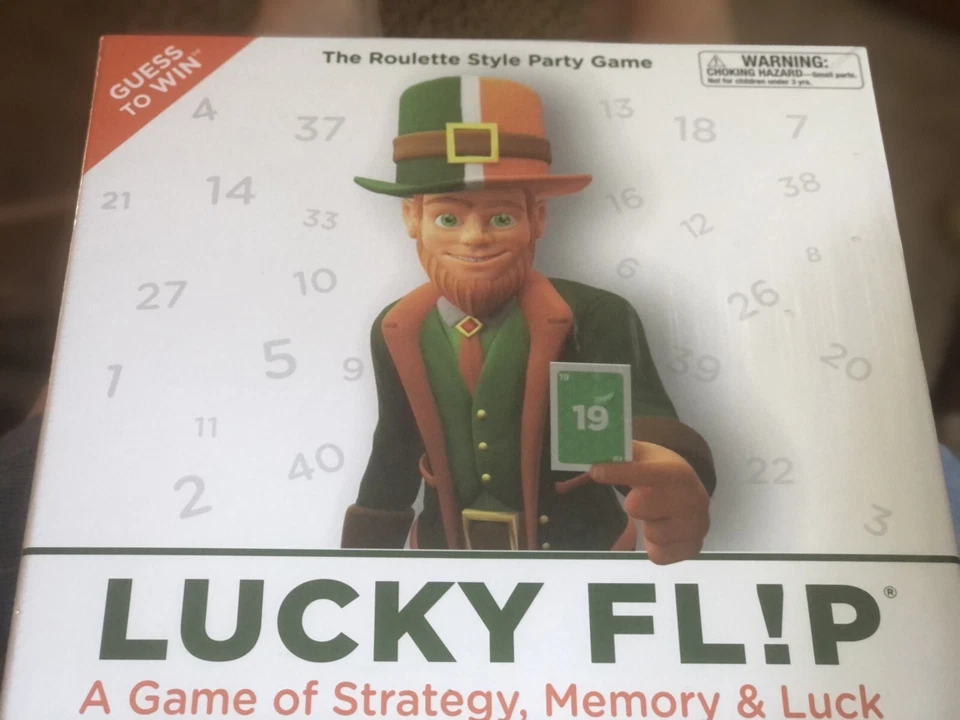 2020 Lucky Flip Roulette Party Board Game of Strategy Memory Luck Irish - Image 1 of 1