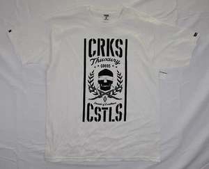 Camiseta blanca Crooks & Castles Thuxury Goods gráfica talla grande nueva con etiquetas - Imagen 1 de 6