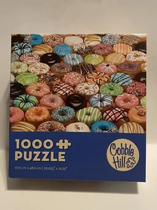 Rompecabezas Cobble Hill 1000 piezas (MO) - Donuts (NUEVO - HECHO EN EE. UU.) - Imagen 1 de 4