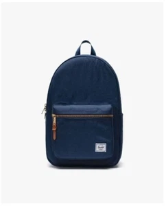 HERSCHEL Settlement men's women's school backpack. Fits 15" laptop NAVY - Picture 1 of 13