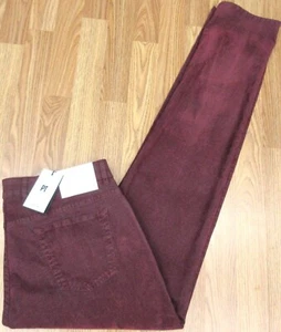 ¡NUEVO! PANTALÓN PANA 40W X 36L TORINO BORGOÑA ALGODÓN CORDONES 232 NK22 5 BOLSILLOS - Imagen 1 de 10