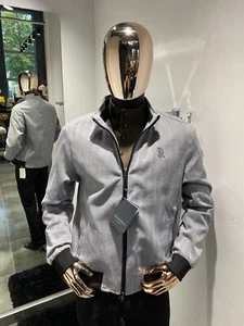 STEFANO RICCI Zip Blouson Jacket Size 54 / XL (100% Authentic & NEW) - Picture 1 of 10