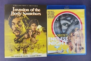 INVASION of the BODY SNATCHERS w SLIPCOVER & Kino ENDLESS NIGHT BLU RAY LOT - Picture 1 of 4