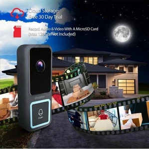 Energizer Smart Doorbell & Chime, Wired 1080p Video Doorbell Security Camera,... - Picture 1 of 8