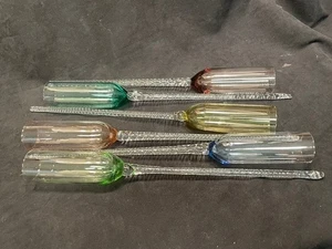ARTLAND Handblown champagne flutes footless with vase (6) - Picture 1 of 4