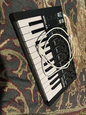 Arturia MiniLab mkII Universal Midi Controller - Black with wood sides  - Image 1 of 2