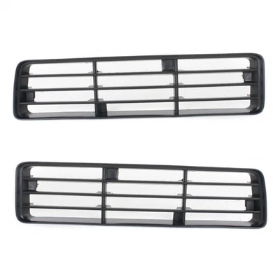 For Dodge RamCharger 1991-1993 Grille Driver & Passenger Side Pair Lower | Black Foto 1 de 4