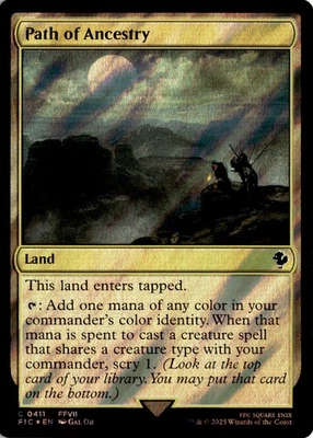 MTG FIC Commander: FINAL FANTASY Path of Ancestry (Surge Foil) C 411 NM Scan Pac - Image 1 of 2