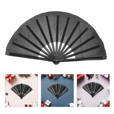  4 PCS Hand Held Fans Foldable Chinese Japanese Folded Bamboo Handheld - Bild 1 von 4