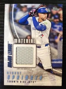 2025 Topps George Springer Major League Material #MLM2-GSP Blue Jays - Picture 1 of 2