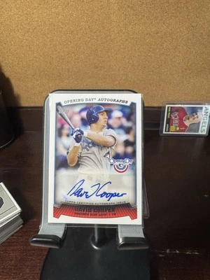 2013 Topps Opening Day - Autographs David Cooper #ODA-DC (AU) - Image 1 of 2