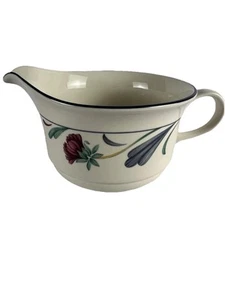 Lenox POPPIES ON BLUE - Open Sauce Boat 4 7/8" - Picture 1 of 7