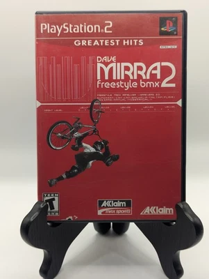 Dave Mirra Freestyle BMX 2 Greatest Hits Sony PlayStation 2 PS2 - Tested  - Image 1 of 4