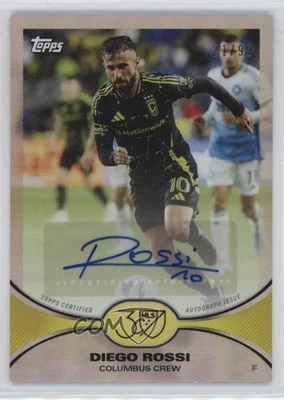 2025 Topps MLS 30th Anniversary Collection Silver Foil /99 Diego Rossi #28A Auto - Image 1 of 2