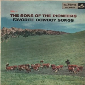 The Sons Of The Pioneers Favorite Cowboy Songs Vol. I 7" EP Folk world Country - Picture 1 of 1
