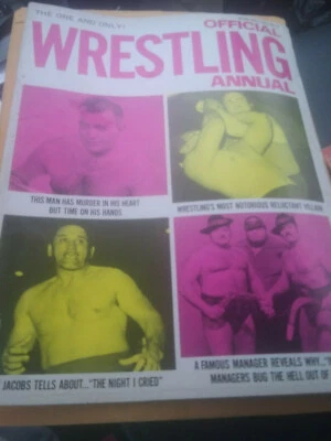 Revista anual oficial de lucha libre 1973 WEINGEROFF WWWF NWA AWA Kangaroos Revue Foto 1 de 4