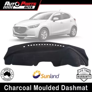 Fits Mazda 2 DJ DL 2014 2015 2016 2017 2018 2019 2020 - 2023 Charcoal Dashmat - Picture 1 of 5