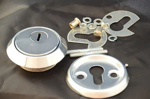 Roseta de seguridad de acero inoxidable protección contra tracción de núcleo roseta protectora roseta de puerta principal - Imagen 1 de 8