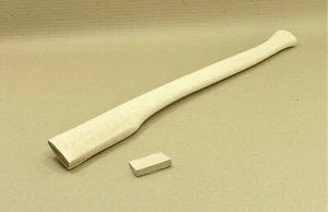 HICKORY 24" Single Bit Bent AXE HANDLE - Picture 1 of 6