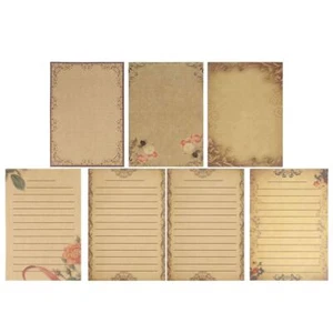 56 Sheet Vintage Stationery Paper Antique Old Fashion Writing Paper for Invit... - Picture 1 of 7