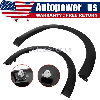 Se adapta a Mazda CX-3 2016 2017-2022 arco de rueda moldura lado conductor y pasajero delantero Foto 1 de 4