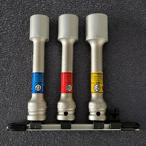 Tone HAP403LLN 3-pc Thin long wheel nut socket for impact with protector 1/2" dr - Picture 1 of 5