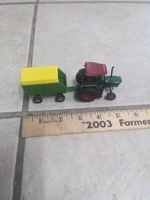 Vintage Maisto Hasbro Tonka 88 Tractor Ertl John Deere Hay Bale Wagon Implement  - Image 1 of 4