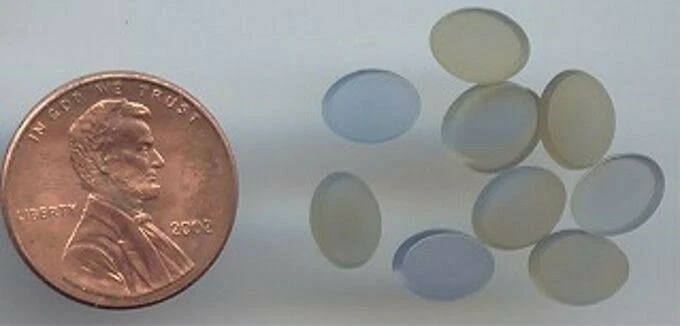 50 PLACAS OVALADAS VINTAGE ENVEJECIDAS GENUINAS ÁGATA 6X8mm W473 Foto 1 de 1