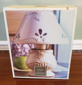 LENOX PORCELAIN BUTLER'S PANTRY IVORY CANDLE LAMP- NIB - Picture 1 of 3