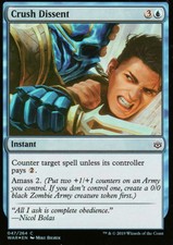 Crush dissent Foil | NM/M | was of the Spark | Magic MTG