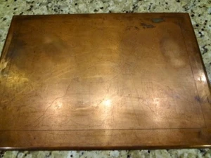 THREE 1890 USGS ANTIQUE COPPER MAP PRINTING PLATES 1:40,000 HOT SPRINGS AR - Picture 1 of 11