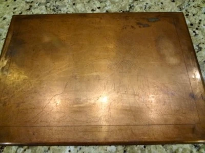 TRES PLACAS DE IMPRESIÓN DE MAPAS DE COBRE ANTIGUAS DE 1890 USGS 1:40.000 AGUAS TERMALES AR Foto 1 de 4